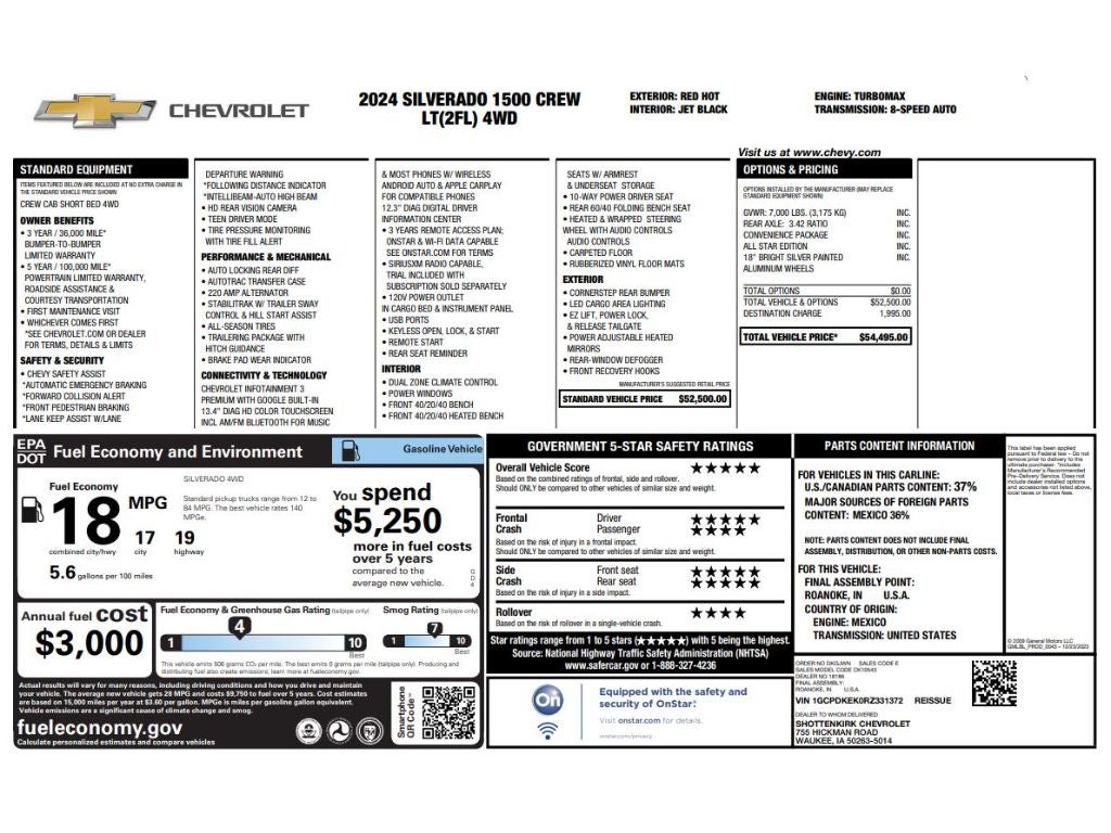 2024 Chevrolet Silverado LT
